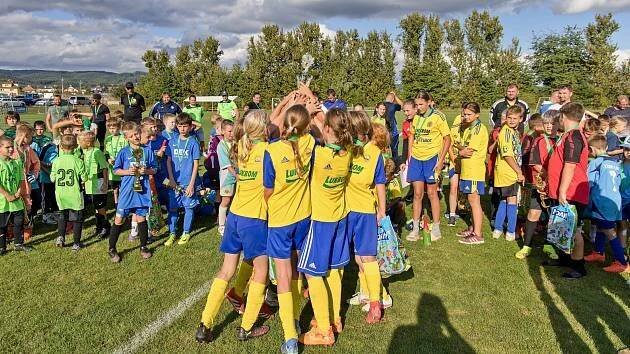 Fotbalové turnaje přípravek ve Fryštáku vyhrály Ludslavice a dívky FC Zlín
