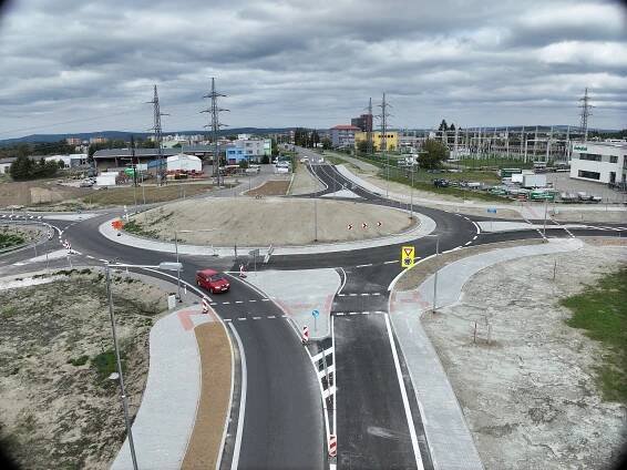 Řidičům ve Žďáře se ulevilo, otevřela se propojka výpadovek na Brno a Jihlavu