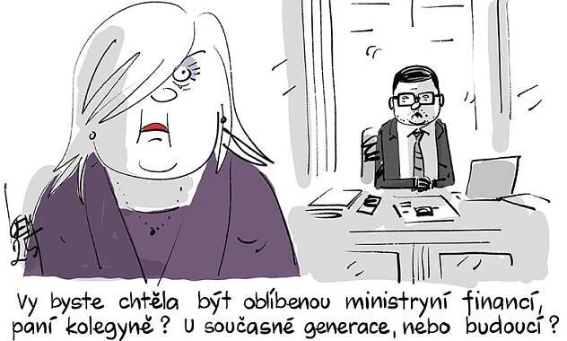 KEMEL: Oblíbená ministryně financí