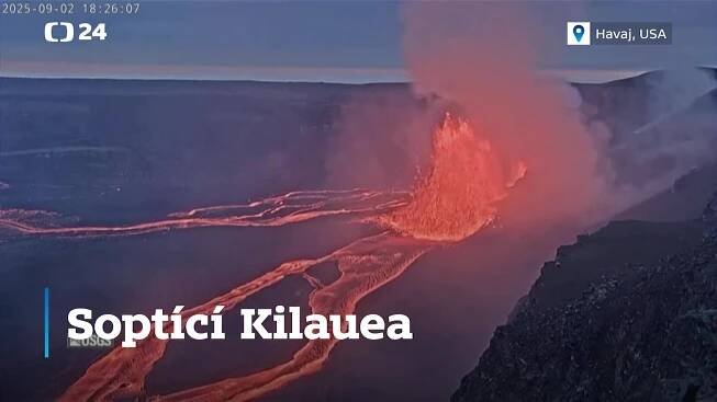 Jedna z nejaktivnějších sopek na světě, havajská Kilauea, opět chrlí lávu. Od konce loňského roku vytryskává magma přibližně jednou týdně. (video)