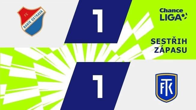 SESTŘIH: Baník – Teplice 1:1. Ostrava nezvládla dohrávku, srovnal Bílek z penalty