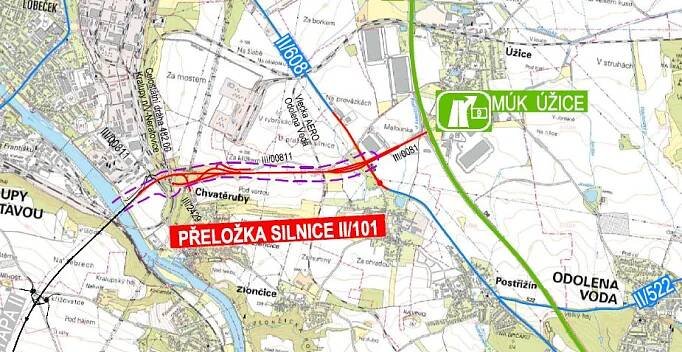 Propojení D7 a D8. Kraj vybírá projektanty další etapy, cílem je stavba v roce 2029