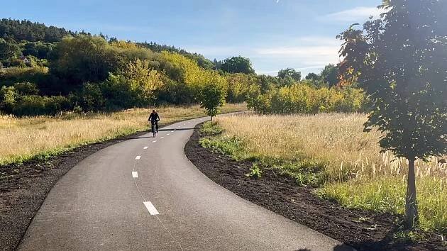 Most otevřel novou cyklostezku. Propojuje centrum s Matyldou a hipodromem