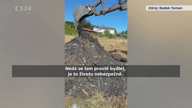 Kontaminované stavební parcely v Ostravě. (video)