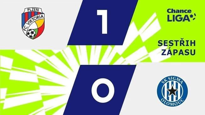 SESTŘIH: Plzeň – Olomouc 1:0. Viktoriáni přetlačili Sigmu, ta dohrávala v devíti