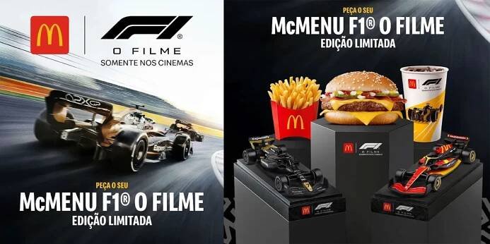 Apple se spojil s McDonald’s! Tady k burgeru rozdávají formuli z F1 The Movie