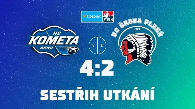 Kometa dál vládne extralize. Sparta padla, Pardubice poprvé uspěly venku