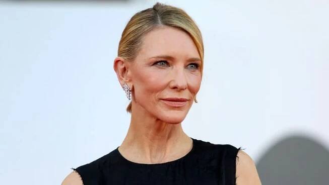 ŽENA-IN - Model jako z hororu Ptáci: Cate Blanchett dorazila na červený koberec v avantgardních šatech s péry
