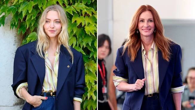 Julia Roberts půjčuje oblečení svým kolegyním! Amanda Seyfried vynesla v Benátkách stejný outfit
