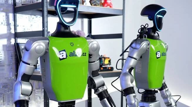 Čínské humanoidní roboty lze koupit už i v Česku. Jmenují se Adam a Božena