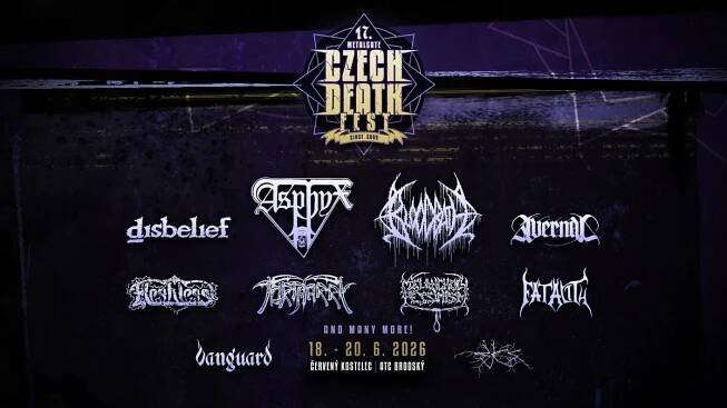 Metalgate Czech Death Fest 2026: Výroční nálož a nová jména v line-upu