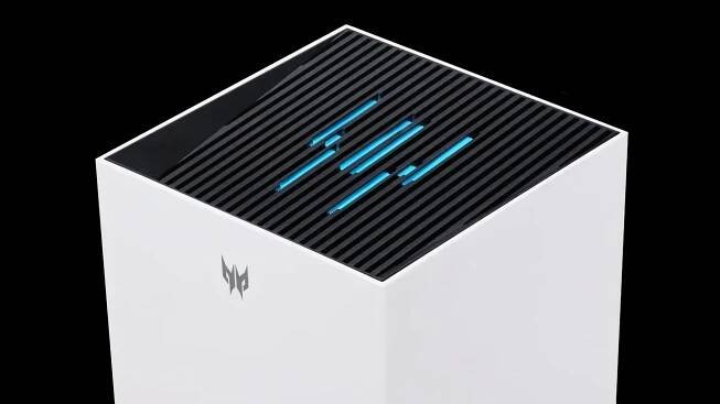 Vypadá jako lednice, ale je to rychlý router. Acer za 3399 Kč láká na Wi-Fi 7, tři pásma a mesh