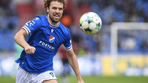 Vydřený bod. Baník ve Zlíně přežil šance a v nastavení vyrovnal Munksgaard