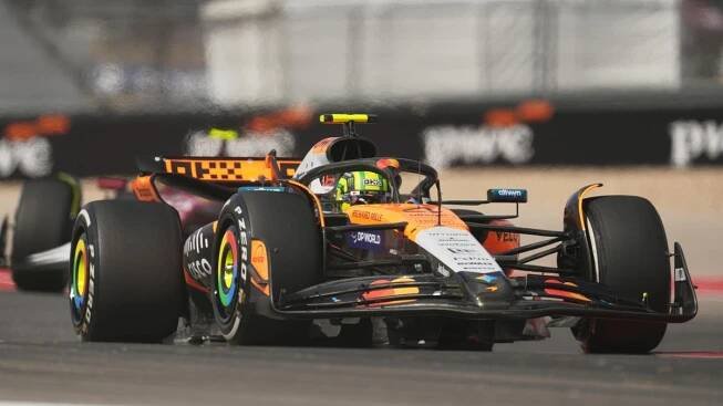 V jediném tréninku F1 v Austinu byl nejrychlejší Norris