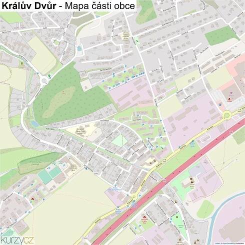 Králův Dvůr - mapy | Kurzy.cz