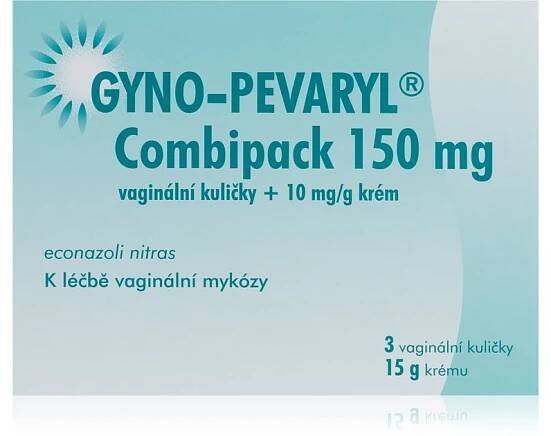 Gyno-Pevaryl Gyno-Pevaryl Combipack kuličky (150 mg) + krém (10 mg/g) ošetřující péče k léčbě kvasinkových a plísňových infekcí pochvy