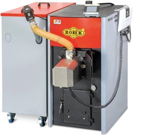 Kotel Kotel automatický Rojek KTP 25 PELLET hořák ROJEK P