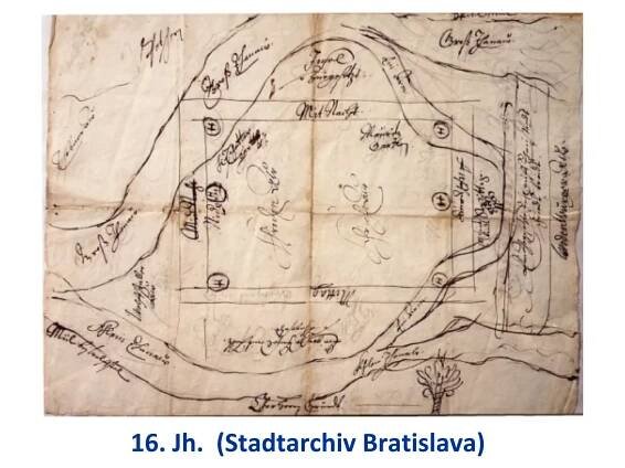 16. Jh. (Stadtarchiv Bratislava)
 