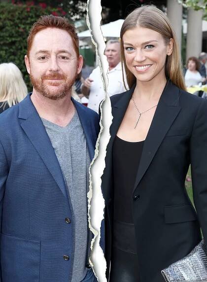 Adrianne Palicki and Scott Grimes