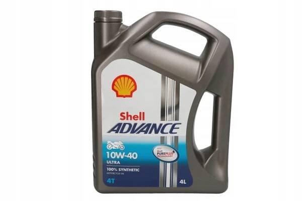 MOTOROVÝ OLEJ 4T SHELL ADVANCE ULTRA 10W40 4L, API SN JASO MA-2