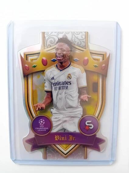 Vini Jr. - UCL Royalty - Real Madrid - 23/24 Topps Superstars UCL  - Sportovní sbírky