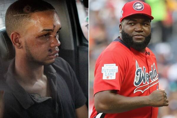 Eddy Feliz Garcia and David Ortiz