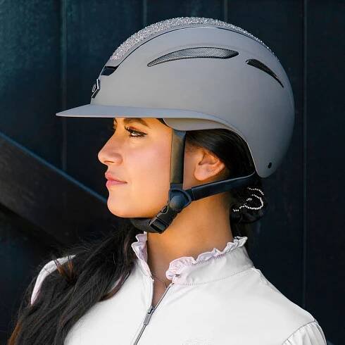 Jezdecká ochranná helma Imperial Riding Olania Deluxe Lady