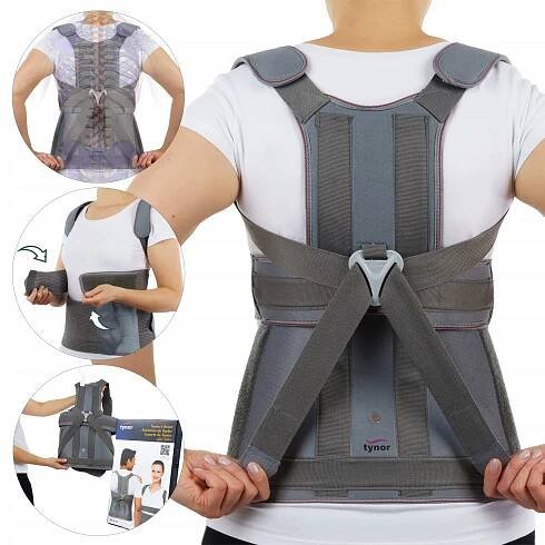 ORTOPEDICKÝ KORZET ORTÉZA PÁTEŘE TRUPU STABILIZÁTOR ZAD PÁS