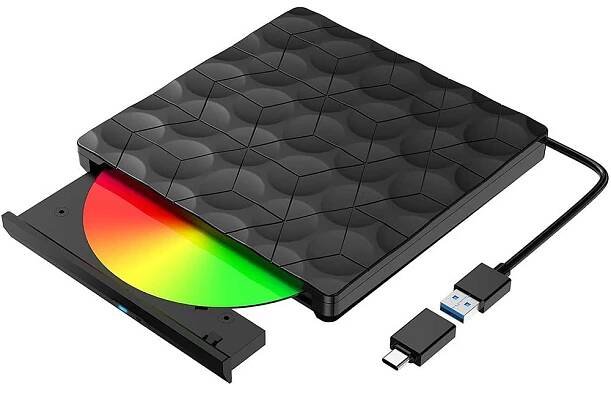 Mechanika Externí CD DVD vypalovačka Rw USB 3.0 USB 2.0 2MB Type-C DC5V