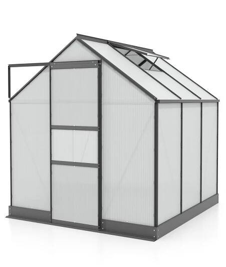 skleník VITAVIA APOLLO 3800 PC 6 mm černý