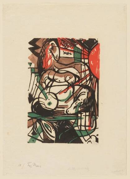 The Birth of the Horses, Franz Marc