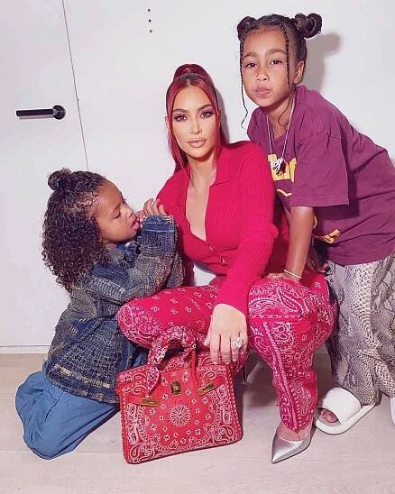 Kim Kardashian North West and Saint West Celebrity Family Members Who Worked Together