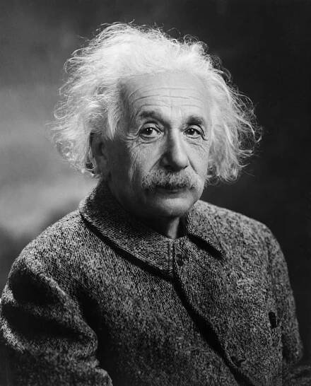 Albert Einstein: *14.3.1879 – †18.4.1955, významný fyzik německého původu, laureát Nobelovy ceny