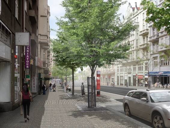 Vinohradskou ulici čeká velká rekonstrukce. Tak bude vypadat
