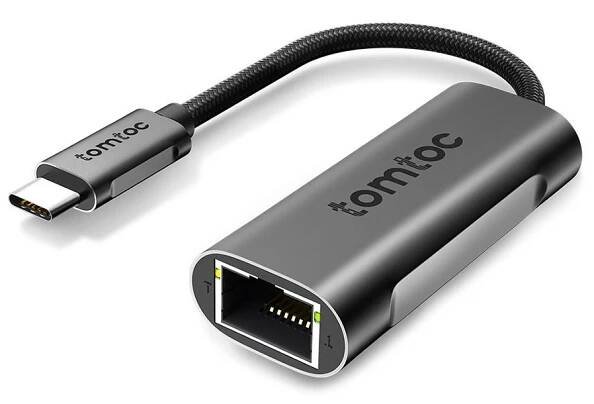tomtoc adaptér – USB-C (Thundebolt 3) na Gigabit Ethernet za 895 Kč