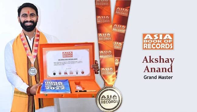 Grand Master – Akshay Anand - Asia Book of Records