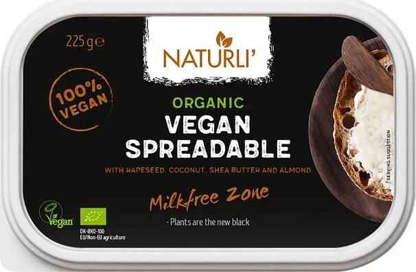 Naturli Veganské bezlaktózové máslo roztíratelné Bio 225 g od 75 Kč