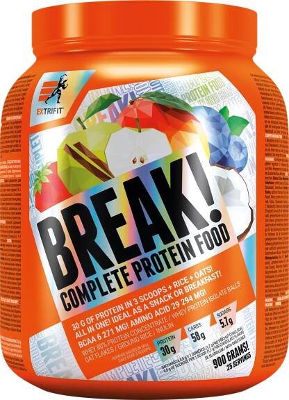 Extrifit Protein Break! Food kokos 900 g