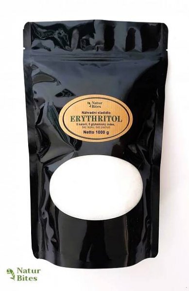 Erythritol 1000 g, přírodní sladidlo 0 kalorií, NaturBites