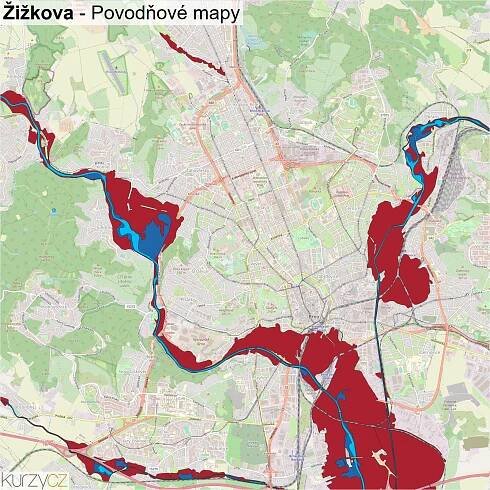Žižkova - mapy | Kurzy.cz