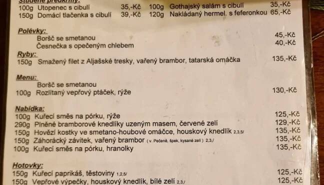 Restaurace U Hymru Fotky - Mladá Boleslav Ii