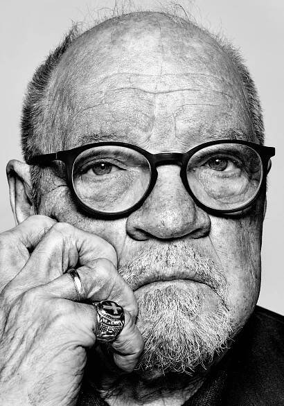 Paul Schrader photographed by Richard Burbridge.