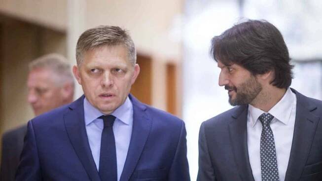 Robert Kaliňák a Robert Fico