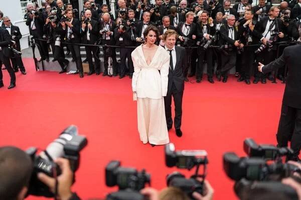 Jeanne Balibar et Mathieu Amalric à Cannes — Image