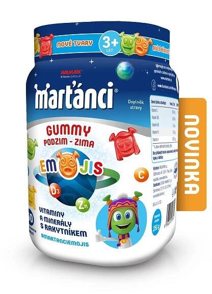 Martánci Gummy podzim - zima s rakytníkem, vitaminy pro děti