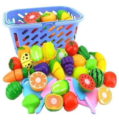 Předškolní děti Řezání plastů Zelenina Ovoce Dětské rané vzdělávací kuchyňské hračky Hrací sada – koupit za nízké ceny na marketplace Joom