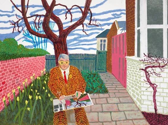 David Hockney ist jetzt 87 – und hat soeben die größte Ausstellung seiner Karriere in Paris eröffnet