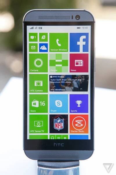The HTC One M8 for Windows is an HTC One running Windows Phone 8.1 | The Verge