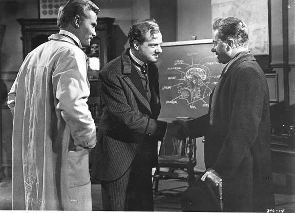 Steve Forrest, Karl Malden, Claude Dauphin - Phantom of the Rue Morgue - Z filmu
