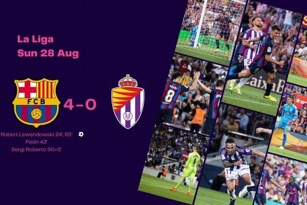 La Liga 2022/23: Barcelona vs Real Valladolid - data viz, stats and insights 17